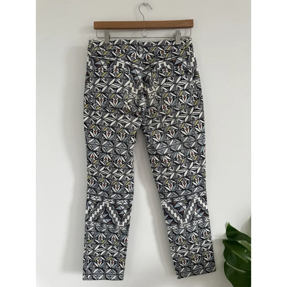 Tory‎ Burch Jeans Womens Size 28 Riviera Blue Acoma Cropped Skinny Casual Denim